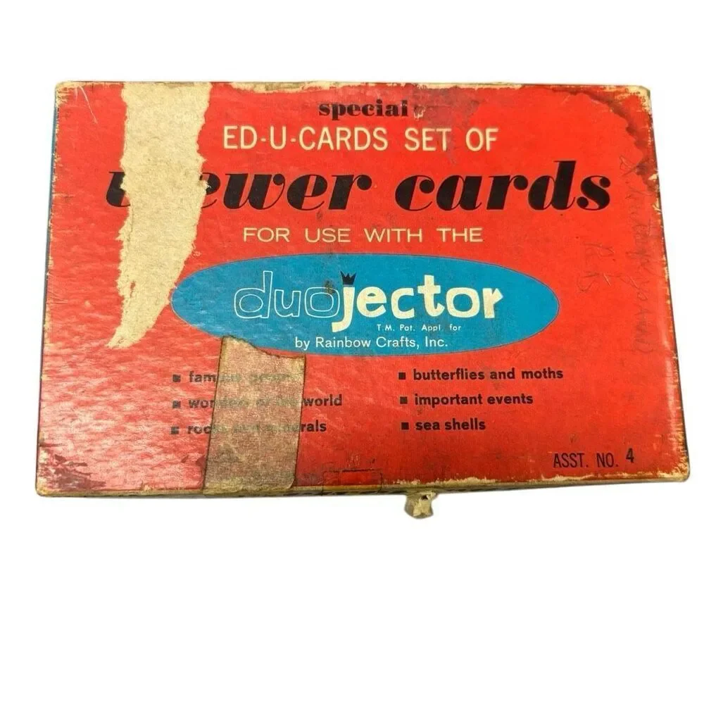 2 Duojector Ed-U-Cards Sets Of Viewer Cards *Read*